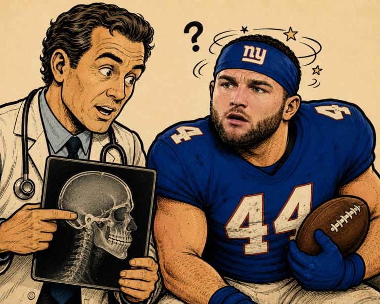 Cam Skattebo’s Concussion Enters Concussion Protocol