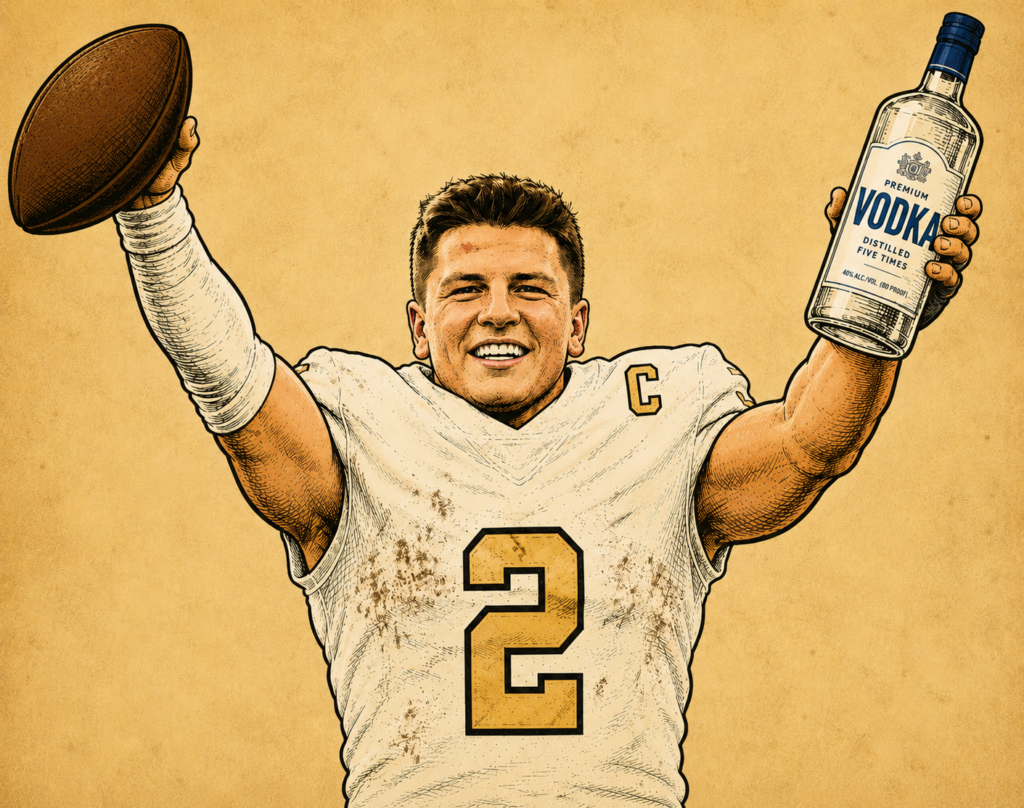 Diego Pavia Says He Has No Idea Why Ravens Cut Him, Chugs Vodka From Water Bottle