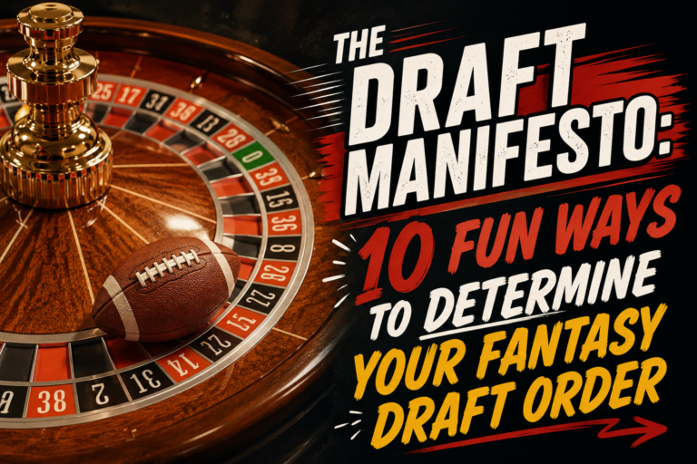 The Draft Manifesto: 10 Fun Ways to Determine Your Fantasy Draft Order
