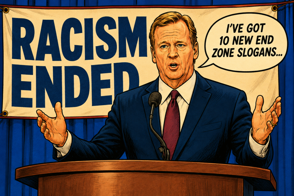 Now That Racism Is Over, 10 New Slogans for NFL End Zones