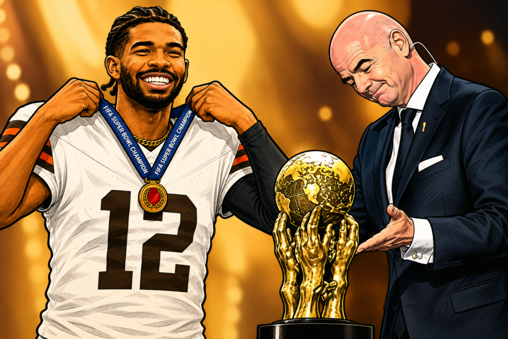 Shedeur Sanders Makes History, Becomes First-Ever FIFA Super Bowl Champion