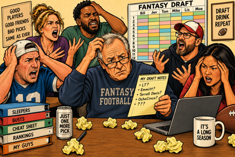 Fantasy Draft Grinds to Halt as Older Man Attempts to Select Adrian Peterson