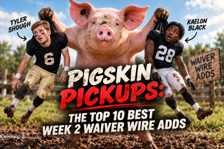 Pigskin Pickups: The Top 10 Best Week 2 Waiver Wire Adds