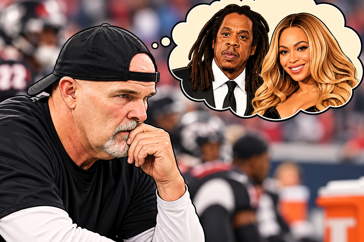 Dan Quinn Explains Late-Game Blunder: “I Was Busy Wondering Why Beyoncé Never Divorced Jay-Z”