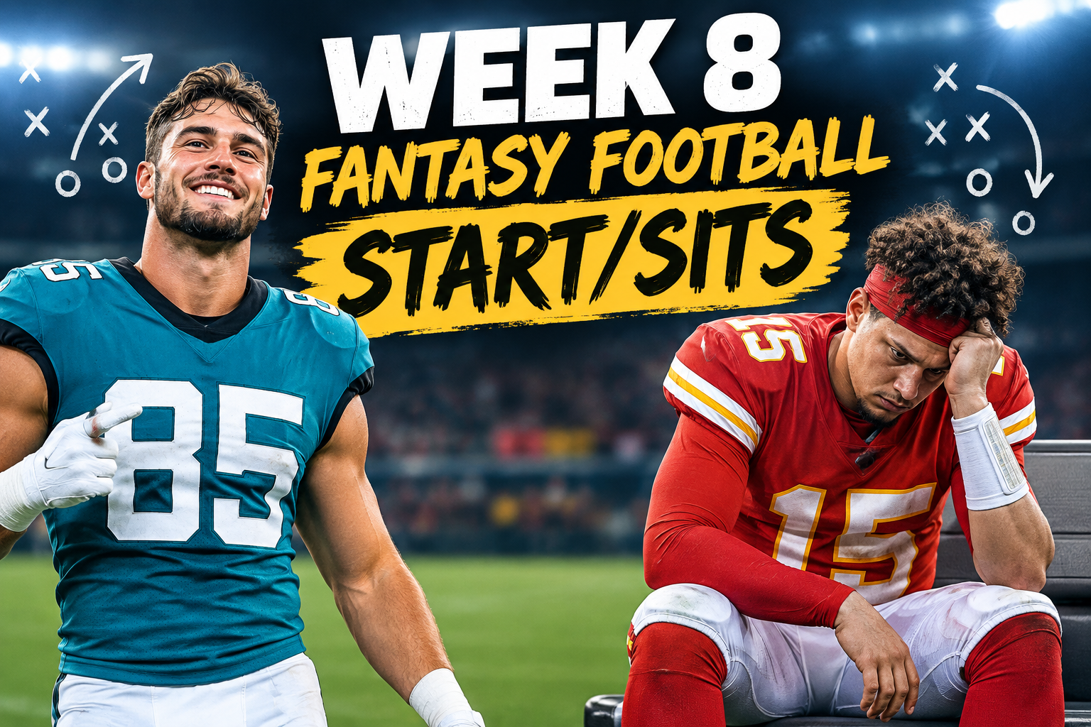 Week 8 Fantasy Football Starts/Sits